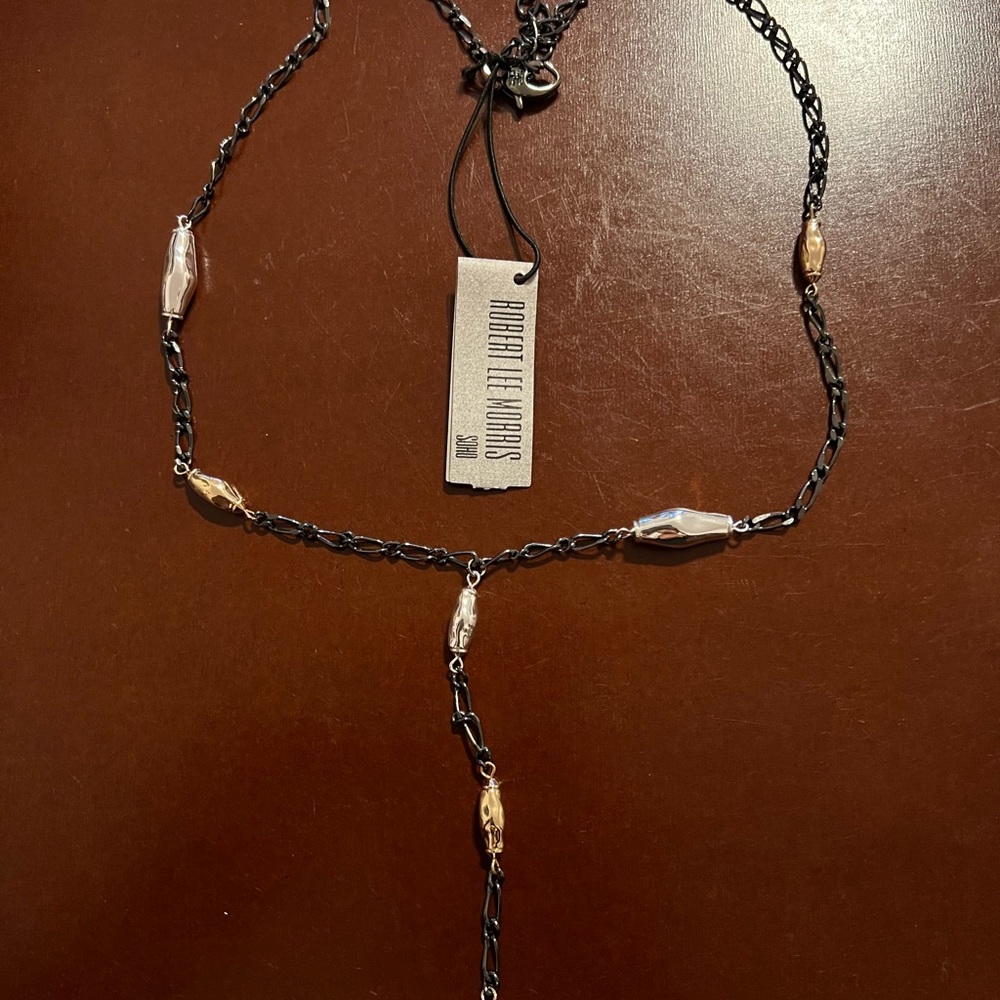 Robert Lee Morris- pearl drop necklace
